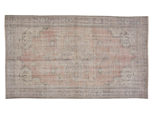 Turkish Handmade Area Rug, Vintage Oushak Rug, Anatolia Rug, Vintage Carpet, Neutral Floor Rug, Living Room Rug, Turkey Rug, Rug 6x10, 12129