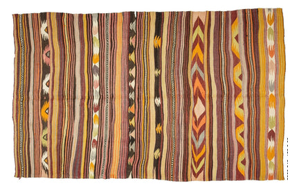 Kilim rug Anatolian ,Muted Vintage Kilim rug, Turkish Kilim rug Rustic, 5x8 Kilim rug ,Turkish Vintage Rug,Handmade rug, Primitive rug, 2929