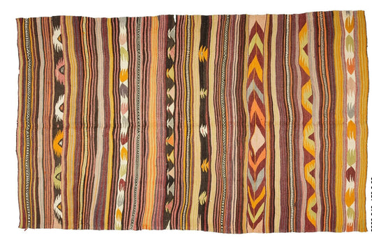 Kilim rug Anatolian ,Muted Vintage Kilim rug, Turkish Kilim rug Rustic, 5x8 Kilim rug ,Turkish Vintage Rug,Handmade rug, Primitive rug, 2929