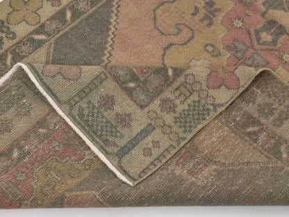 Vintage rug 4x8, Area rug 4x8, Entryway Turkish rug, Oushak Rug, One of a kind rug, Anatolian rug, Handmade rug, Oushak Carpet Rug 4x8, 8716
