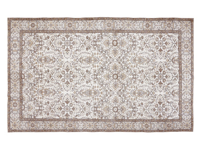 Primitive Rug, Vintage Oushak Rug, Turkish Handmade Rug, Bedroom Rug, Neutral Area Rustic Rug, Carpet Rug, Rug 5x9, Turkey Rug, 10388