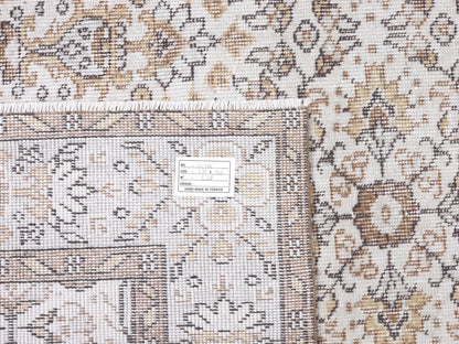 Primitive Rug, Vintage Oushak Rug, Turkish Handmade Rug, Bedroom Rug, Neutral Area Rustic Rug, Carpet Rug, Rug 5x9, Turkey Rug, 10388