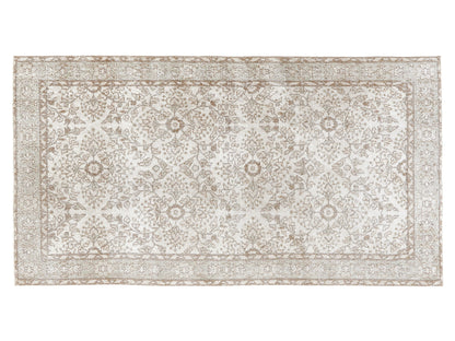 Living Room Rug, Contemporary Rug, Turkish Oushak Rug, Vintage Handmade Faded Rug , Neutral Area Rug, Turkey Rug, Rug 4x8, Carpet Rug, 10393