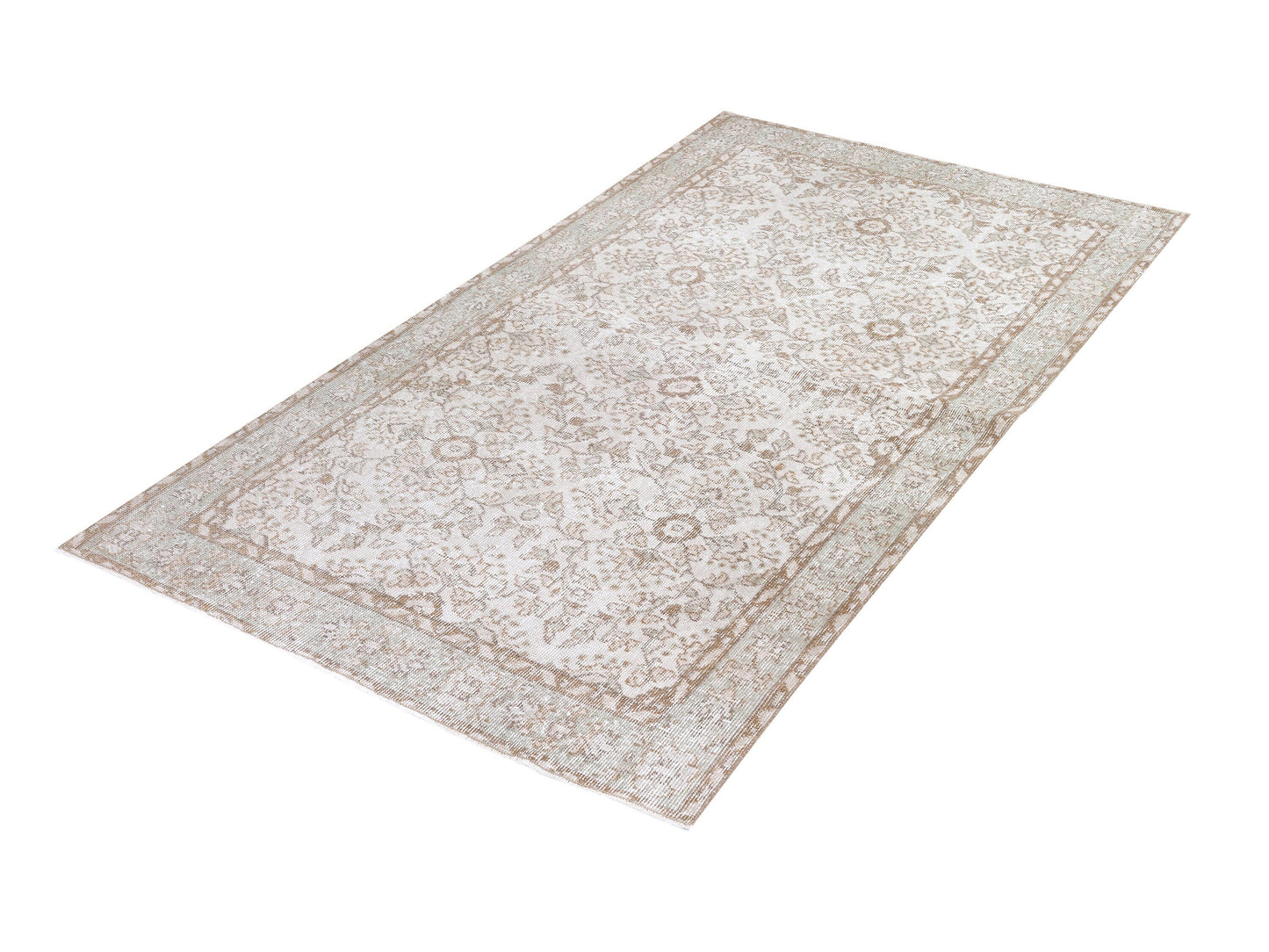 Living Room Rug, Contemporary Rug, Turkish Oushak Rug, Vintage Handmade Faded Rug , Neutral Area Rug, Turkey Rug, Rug 4x8, Carpet Rug, 10393