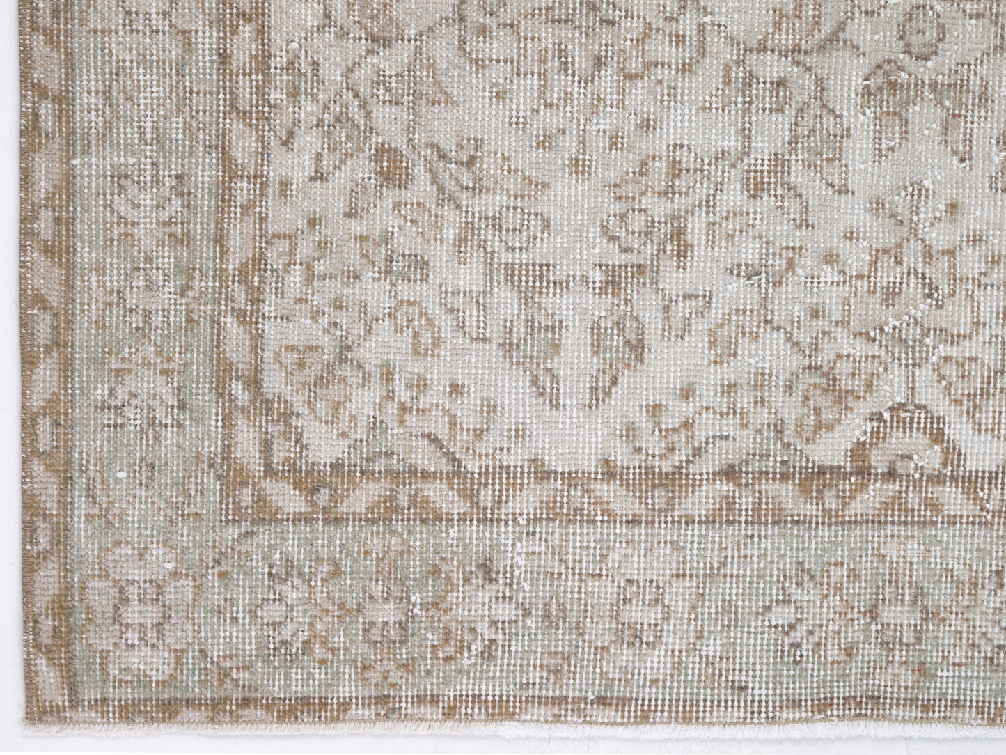 Living Room Rug, Contemporary Rug, Turkish Oushak Rug, Vintage Handmade Faded Rug , Neutral Area Rug, Turkey Rug, Rug 4x8, Carpet Rug, 10393