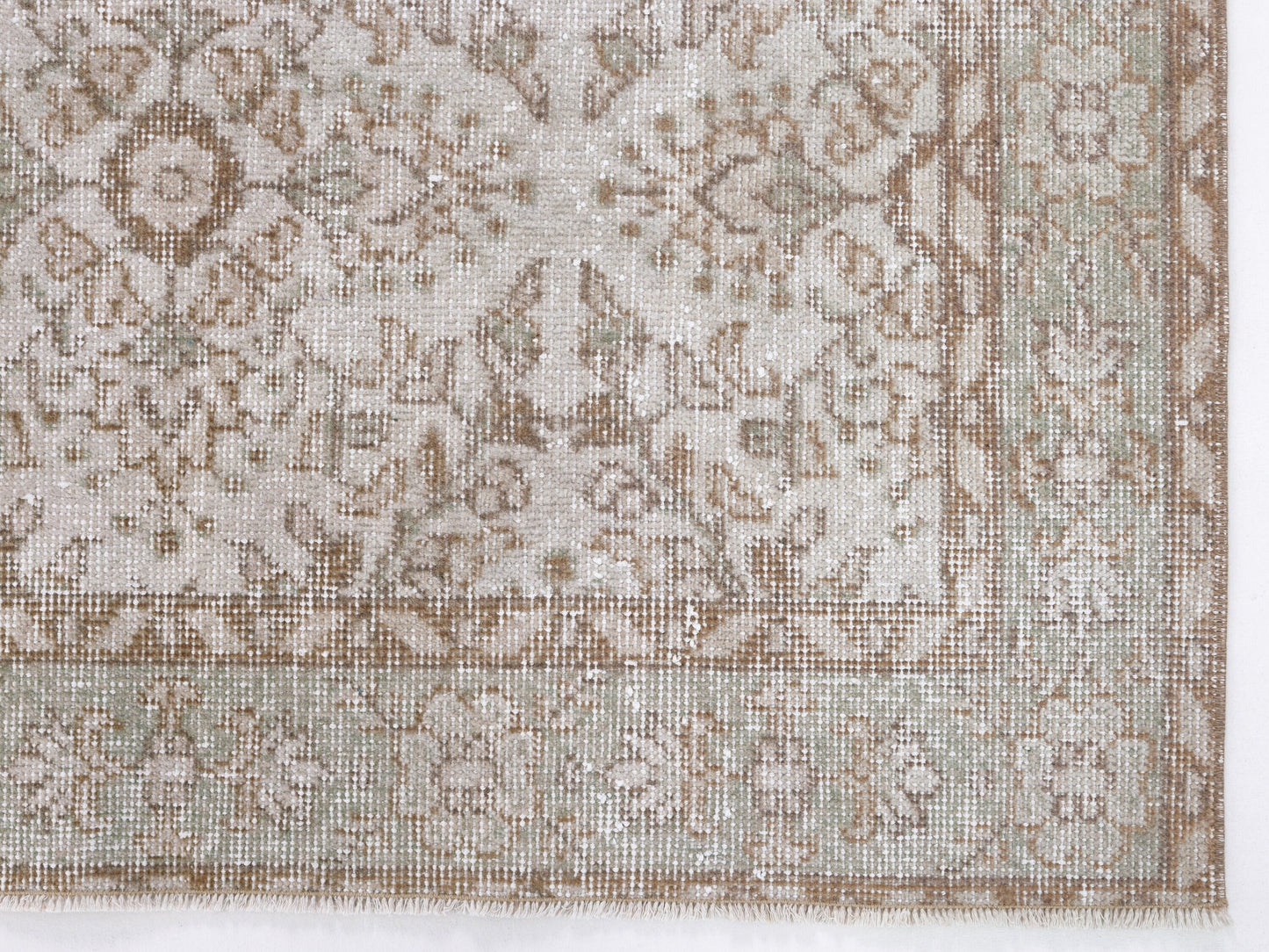 Living Room Rug, Contemporary Rug, Turkish Oushak Rug, Vintage Handmade Faded Rug , Neutral Area Rug, Turkey Rug, Rug 4x8, Carpet Rug, 10393