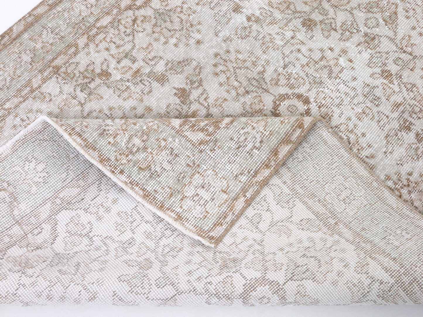 Living Room Rug, Contemporary Rug, Turkish Oushak Rug, Vintage Handmade Faded Rug , Neutral Area Rug, Turkey Rug, Rug 4x8, Carpet Rug, 10393