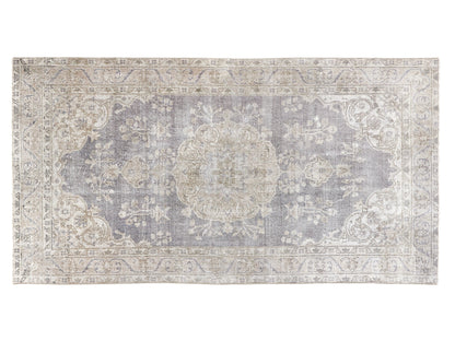 Oushak Rug, Vintage Rug 4x6, Turkish Handmade Unique Rug, Area Floor Rug, Neutral Muted Rug, Turkey Rug, Living Room Rug, Carpet Rug, 10348