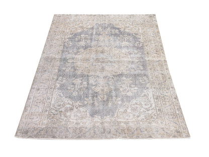 Oushak Rug, Vintage Rug 4x6, Turkish Handmade Unique Rug, Area Floor Rug, Neutral Muted Rug, Turkey Rug, Living Room Rug, Carpet Rug, 10348
