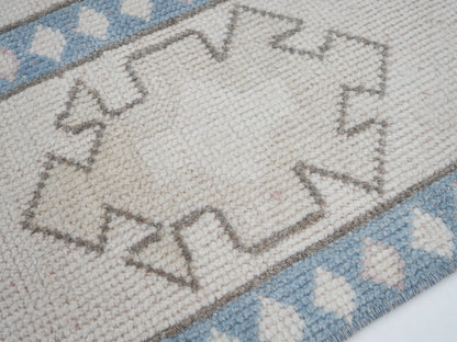 Turkish Vintage Oushak Rug, Handmade Area Eclectic Rug, Neutral Muted Rug, Bedroom Rug, Bohemian Rug, Carpet Rug, Rug 5x8, Turkey Rug, 12432
