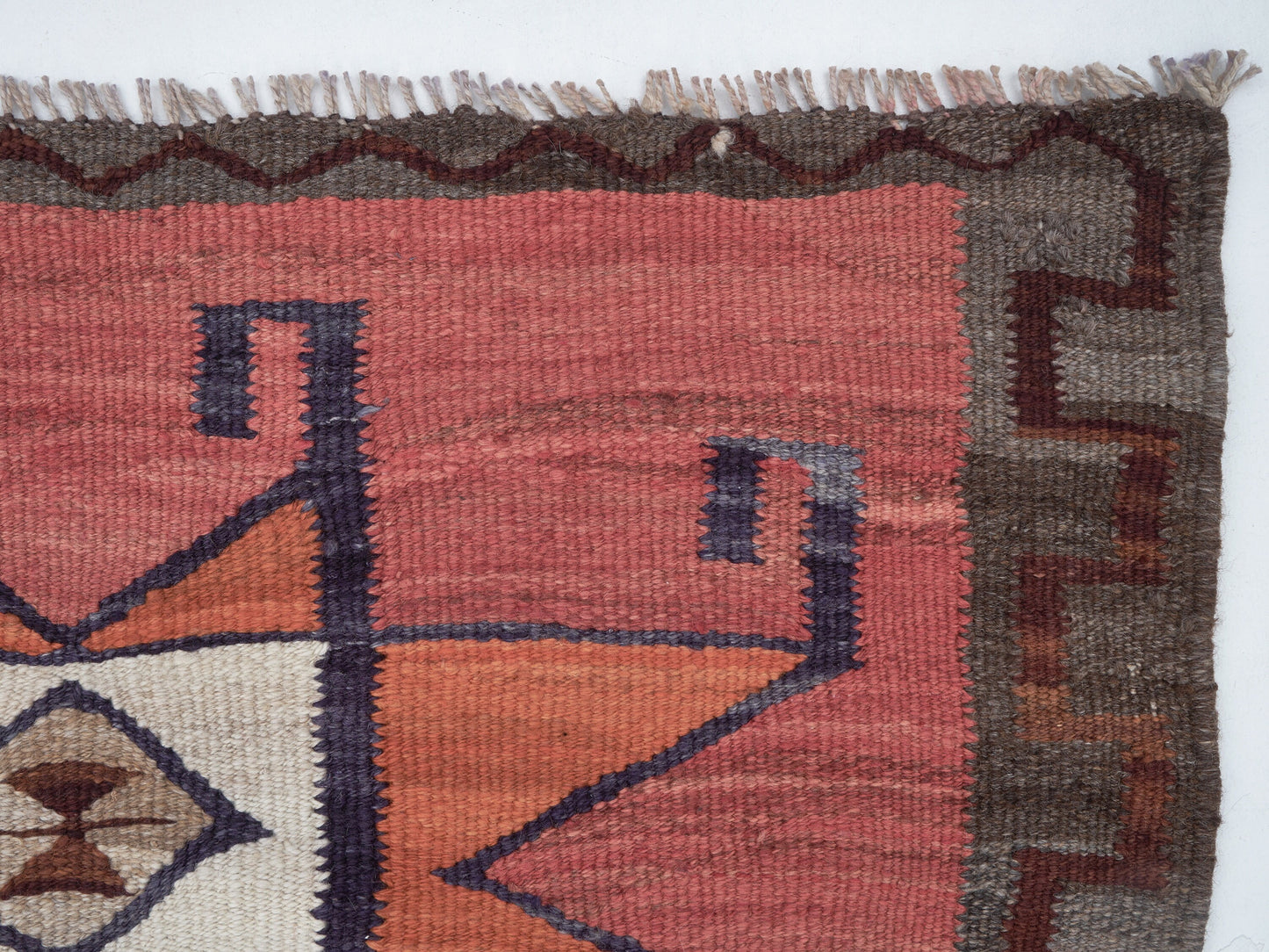 Turkish Handmade Runner Rug, Vintage Antique Runner Rug, Oushak Eclectic Runner Rug, Anatolia Rug, Kilim Runner Rug, Runner Rug 3x11, 11301