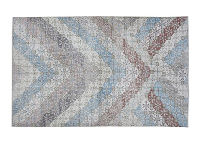 Oushak Vintage Rug, Turkish Handmade Area Rug, Neutral Muted Rug, Contemporary Decor, Turkey Rug, Oushak Carpet, Office Rug, Rug 4x7, 12451