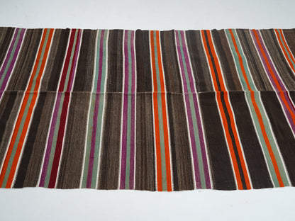 Turkish Handmade Kilim Rug, Vintage Eclectic Kilim Rug, Area Antique Kilim Rug, Living Room Rug, Kilim Rug 5x9, Bohemian Rug, 12785