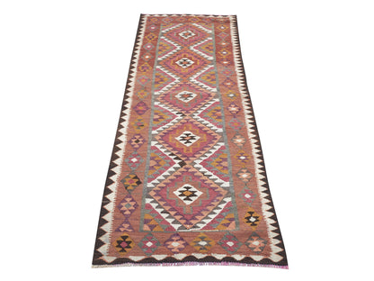 Rug Runner 3x8, Oushak Runner, Turkish Runner, Vintage Runner, Handmade Runner Rug, Anatolia Rug, Kilim Runner, Kitchen Runner, 11282