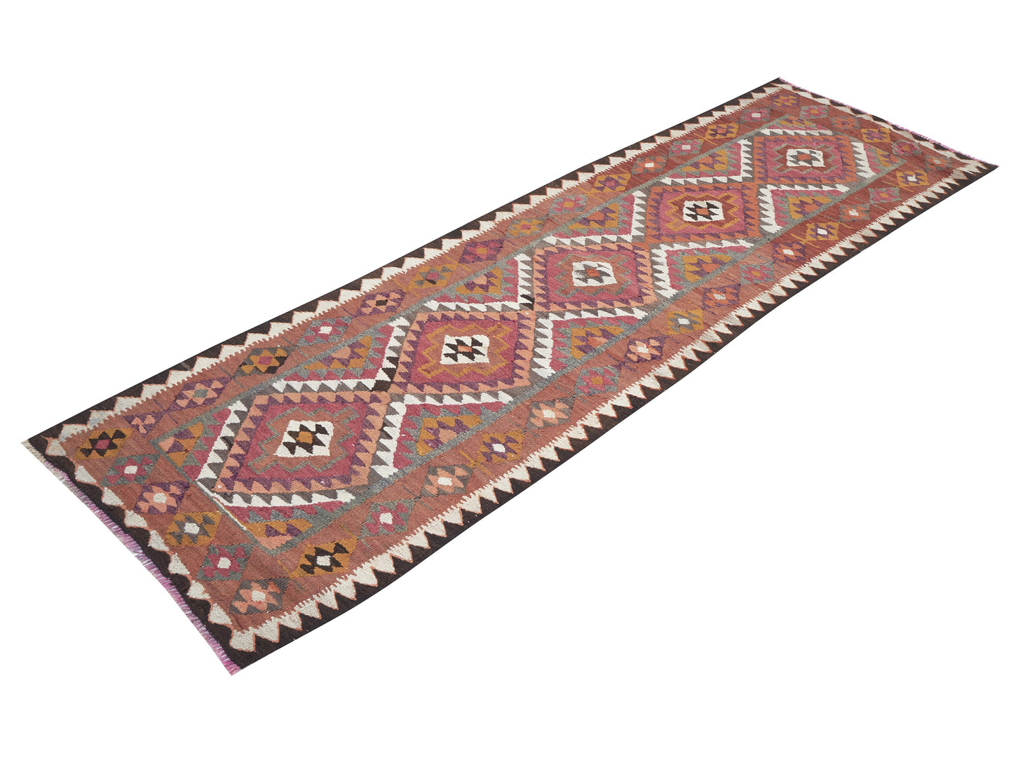 Rug Runner 3x8, Oushak Runner, Turkish Runner, Vintage Runner, Handmade Runner Rug, Anatolia Rug, Kilim Runner, Kitchen Runner, 11282