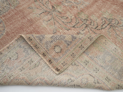 Oushak Rug, Area Rug, Turkish Rug, Vintage Rug, Handmade Rug,Neutral Rug, Bedroom Rug, Turkey Rug, Anatolia Rug, Carpet Rug, Rug 6x10, 12114