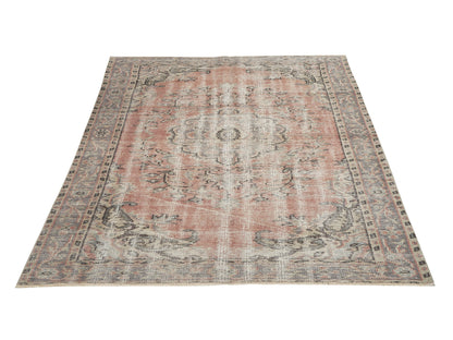 Oushak Area Rug, Vintage Handmade Rug, Turkish Antique Rug, Neutral Floor Rug, Living Room Rug, Turkey Rug, Vintage Carpet, Rug 5x8, 12141