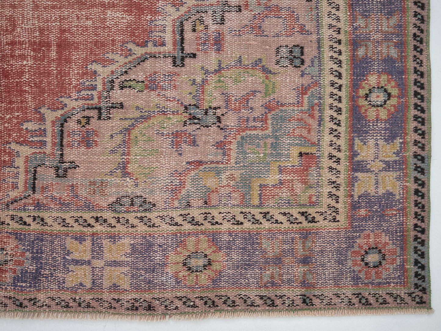 Carpet Rug, Area Vintage Rug, Turkish Handmade Rug, Oushak Antique Rug, Bedroom Rug, Bohemian Rug, Anatolia Rug, Turkey Rug, Rug 6x10, 12131