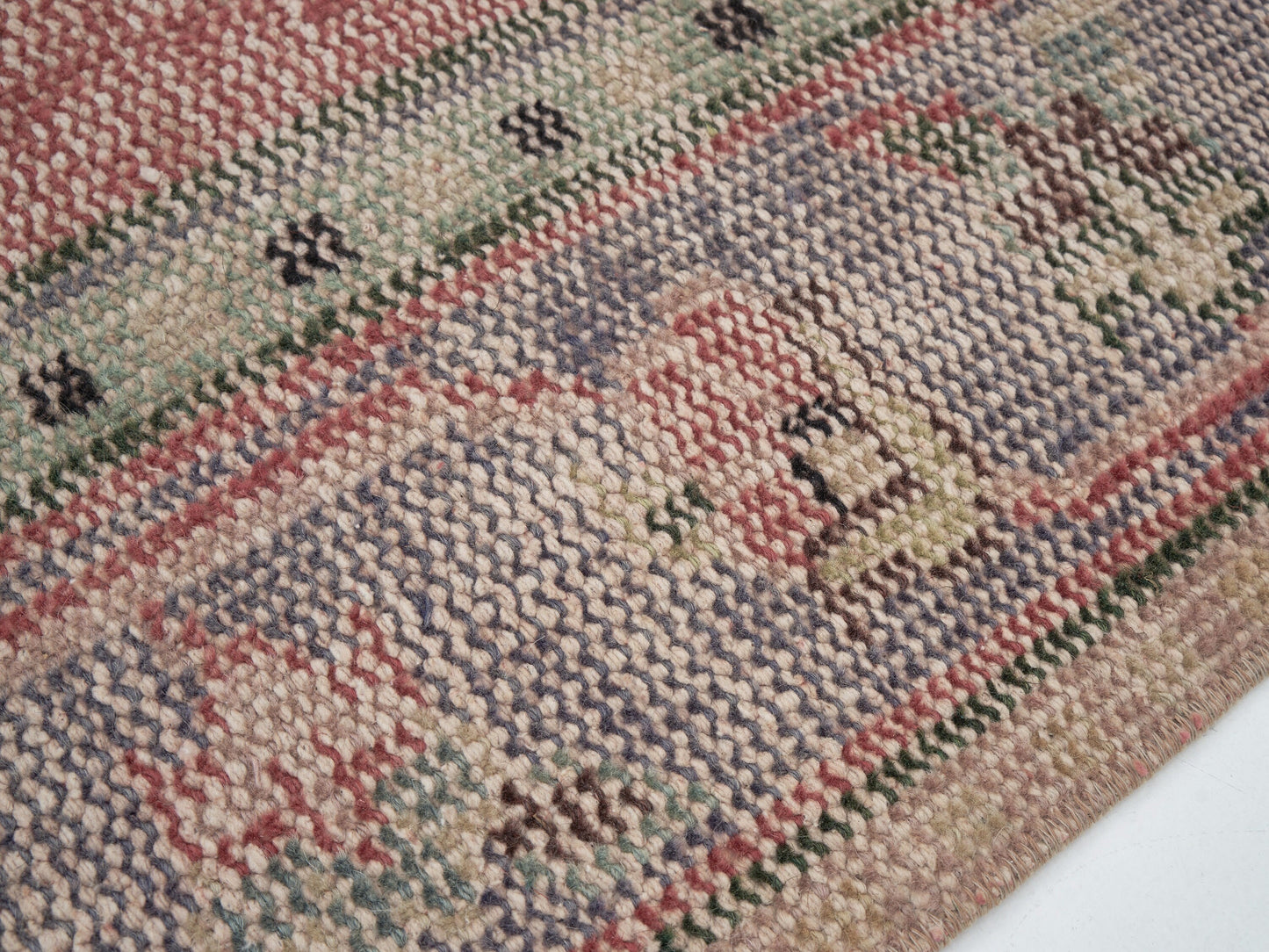 Handmade Area Rug, Turkish Vintage Rug, Oushak Eclectic Rug, Living Room Rug, Anatolia Rug, Bohemian Rug, Turkish Carpet, Rug 6x10, 12134