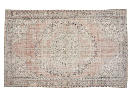 Carpet Rug, Area Rug, Vintage Rug, Oushak Rug, Turkish Rug, Handmade Rug, Neutral Rug, Bedroom Rug, Turkey Rug, Rug 6x9, Bohemian Rug, 11532