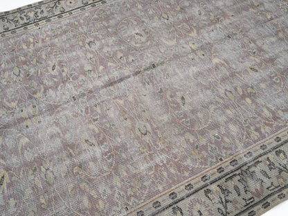 Rug 5x8, Oushak Rug, Area Rug, Vintage Rug, Handmade Rug, Turkish Rug, Neutral Faded Rug, Scandinavian Rug, Gray Rug, Rug 5x8, 11536