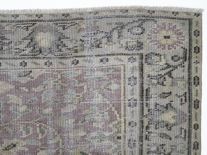 Rug 5x8, Oushak Rug, Area Rug, Vintage Rug, Handmade Rug, Turkish Rug, Neutral Faded Rug, Scandinavian Rug, Gray Rug, Rug 5x8, 11536