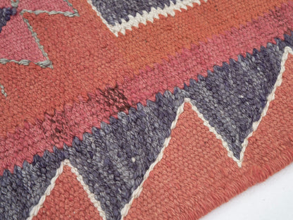 Kilim Runner Rug, Turkish Vintage Runner Rug, Handmade Runner Rug, Oushak Eclectic Rug, Anatolia Rug, Kitchen Runner, Runner Rug 3x11, 11288