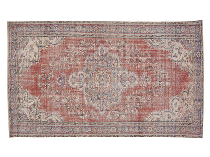 Handmade Area Rug, Oushak Vintage Rug, Turkish Eclectic Rug, Anatolia Rug, Bedroom Rug, Bohemian Rug, Carpet Rug, Rug 5x9, Turkey Rug, 12041