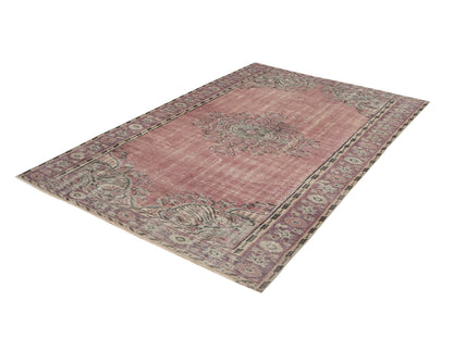 Turkey Rug, Area Vintage Rug, Turkish Handmade Rug, Oushak Faded Rug, Living Room Rug, Anatolia Rug,Bohemian Rug, Rug 6x8, Carpet Rug, 12064