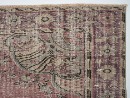 Turkey Rug, Area Vintage Rug, Turkish Handmade Rug, Oushak Faded Rug, Living Room Rug, Anatolia Rug,Bohemian Rug, Rug 6x8, Carpet Rug, 12064