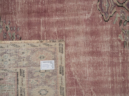 Turkey Rug, Area Vintage Rug, Turkish Handmade Rug, Oushak Faded Rug, Living Room Rug, Anatolia Rug,Bohemian Rug, Rug 6x8, Carpet Rug, 12064