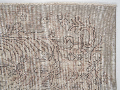 Vintage Rug 5x9, Turkish Rug, Oushak Rug, Handmade Rug, Area Rug, Neutral Rug, Primitive Rug, Carpet Rug, Turkish Carpet, Rustic Rug, 11480