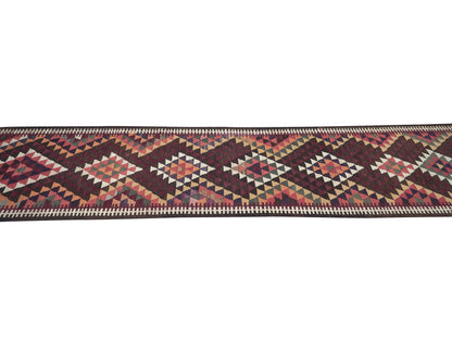 Vintage Handmade Runner Rug, Turkish Oushak Runner Rug, Bohemian Rug, Anatolia Rug, Rug Runner, Hallway Runner, Runner Rug 3x11, 11275