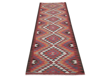 Vintage Runner, Oushak Runner, Handmade Runner Rug, Turkish Runner, Anatolia Rug, Hallway Runner, Bohemian Rug, Runner Rug 3x11, 11407