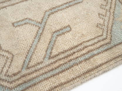 Carpet Rug, Oushak Vintage Rug, Turkish Handmade Rug, Area Unique Rug, Neutral Floor Rug, Kid Room Rug, Scandinavian Rug, Rug 5x8, 12550