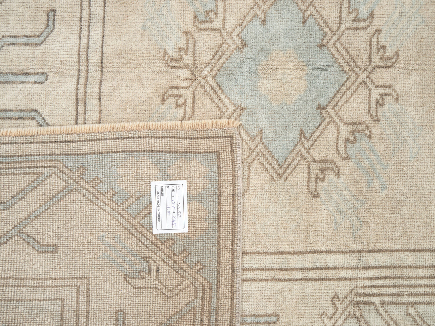 Carpet Rug, Oushak Vintage Rug, Turkish Handmade Rug, Area Unique Rug, Neutral Floor Rug, Kid Room Rug, Scandinavian Rug, Rug 5x8, 12550