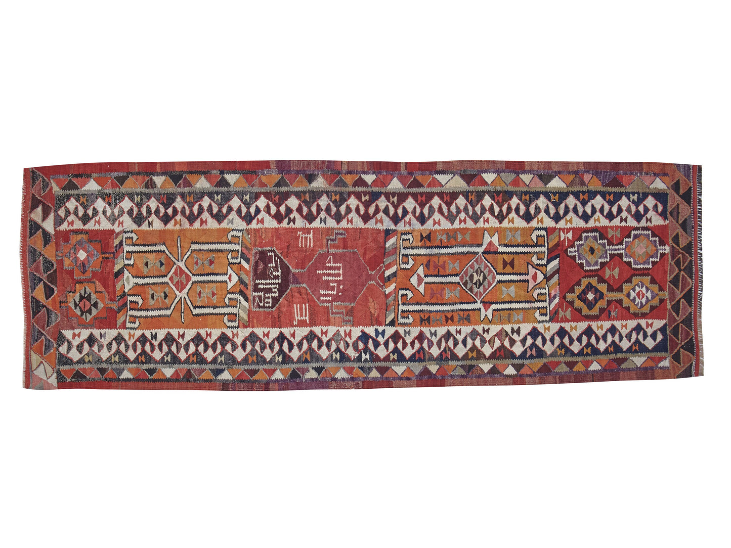 Runner Rug 3x10, Oushak Runner, Vintage Runner, Handmade Runner Rug, Turkish Runner, Rug Runner, Hallway Runner, Anatolia Rug, 11379