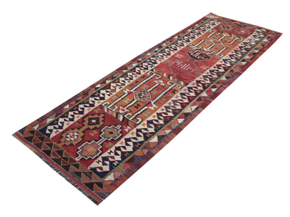 Runner Rug 3x10, Oushak Runner, Vintage Runner, Handmade Runner Rug, Turkish Runner, Rug Runner, Hallway Runner, Anatolia Rug, 11379
