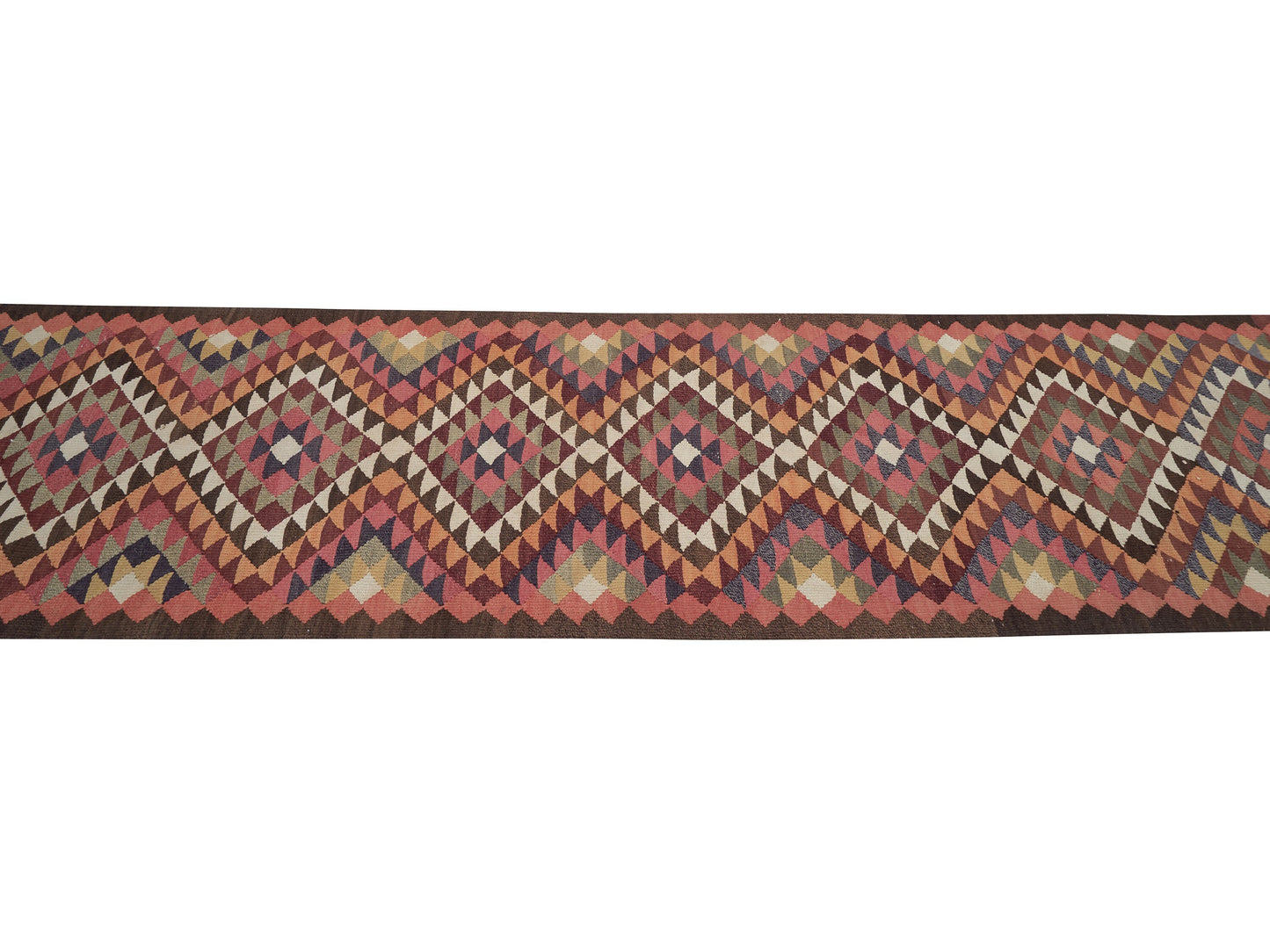 Rug Runner, Vintage Runner, Turkish Runner, Handmade Runner Rug, Oushak Runner, Hallway Runner, Anatolia Rug, Runner Rug 3x12, 11395