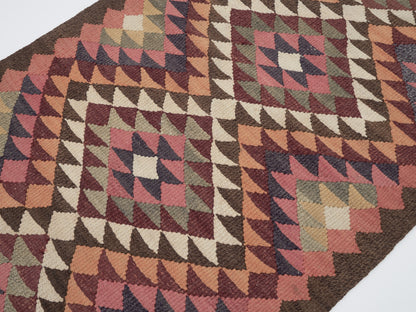 Rug Runner, Vintage Runner, Turkish Runner, Handmade Runner Rug, Oushak Runner, Hallway Runner, Anatolia Rug, Runner Rug 3x12, 11395