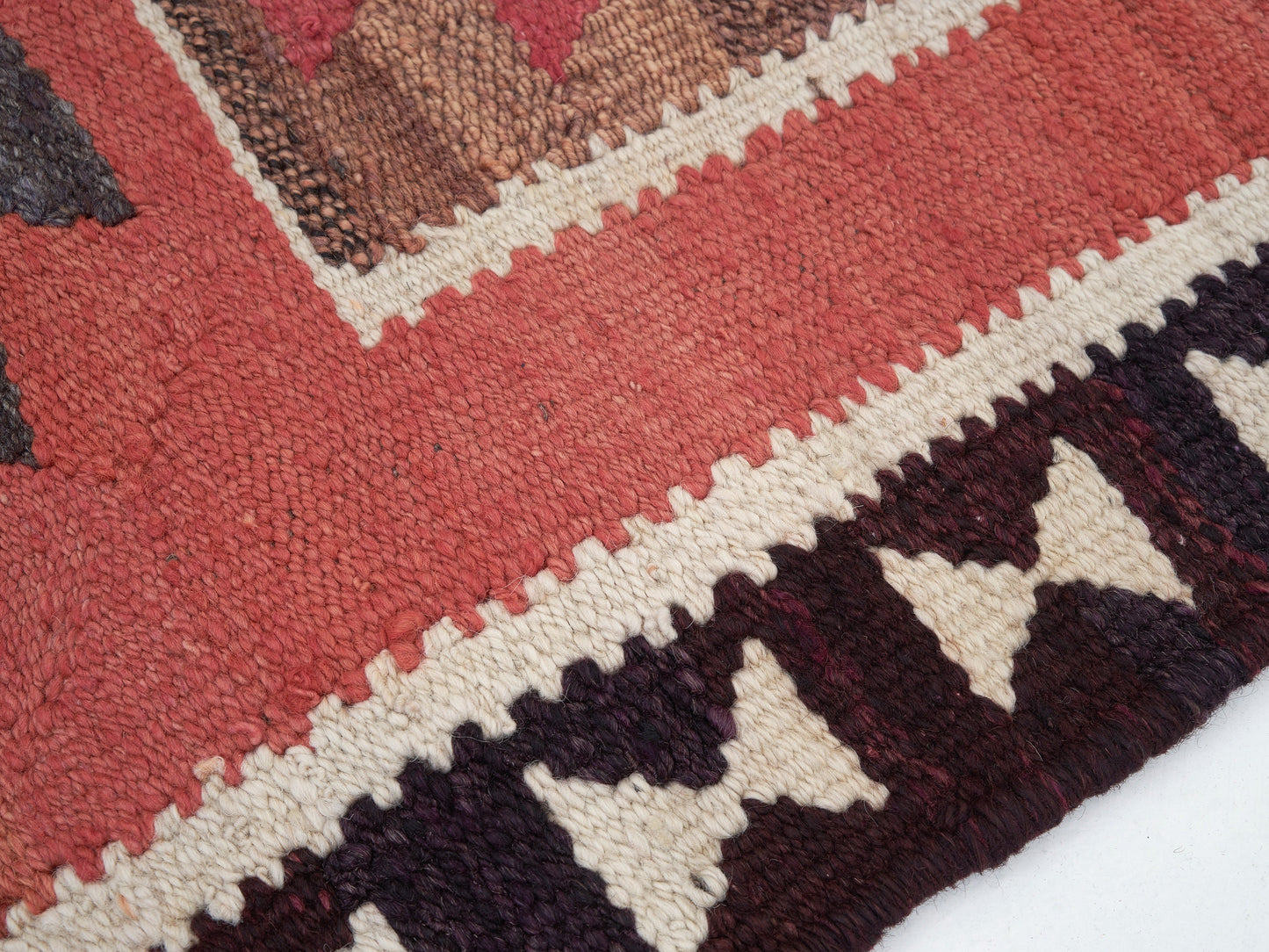 Turkish Eclectic Runner Rug, Handmade Antique Runner Rug, Vintage Oushak Runner Rug, Hallway Runner, Anatolia Rug, Runner Rug 3x12, 11350