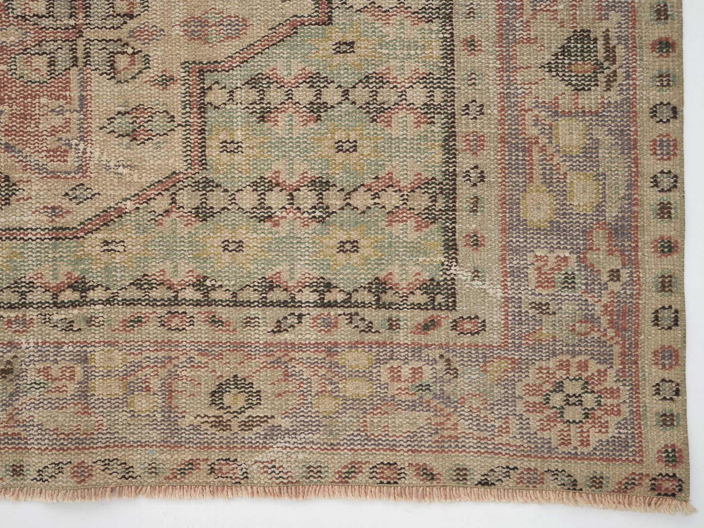 Turkish Oushak Rug, Handmade Area Rug, Vintage Antique Rug, Neutral Floor Rug, Living Room Rug, Carpet Rug, Rug 6x9, Turkish Carpet, 12111