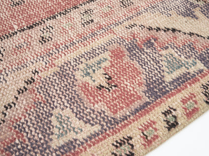 Carpet Rug, Area Rug, Vintage Rug, Oushak Rug, Turkish Rug, Handmade Rug, Office Rug, Turkey Rug, Anatolia Rug, Neutral Rug, Rug 6x9, 12056