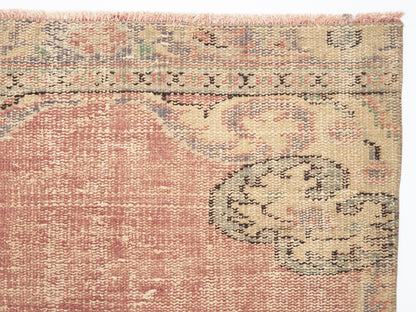 Oushak Vintage Runner Rug, Turkish Handmade Runner Rug, Hallway Runner, Bohemian Rug, Runner Rug 3x7, Anatolia Rug, Rug Runner, 11540