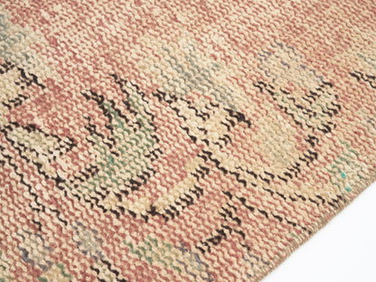 Oushak Vintage Runner Rug, Turkish Handmade Runner Rug, Hallway Runner, Bohemian Rug, Runner Rug 3x7, Anatolia Rug, Rug Runner, 11540