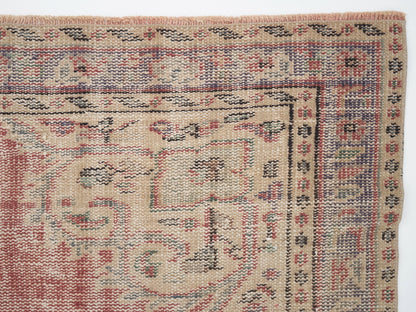 Carpet Rug, Area Rug, Handmade Rug, Turkish Rug, Vintage Rug, Oushak Rug, Anatolia Rug, Living Room Rug, Turkish Carpet, Rug 5x8, 11545