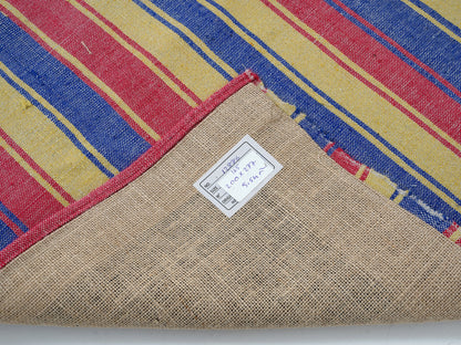 Turkish Vintage Kilim Rug, Handmade Striped Kilim Rug, Area Faded Kilim Rug, Kilim Rug 7x9, Office Rug, Bohemian Rug, Rug Kilim, 12886