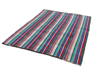 Turkish Vintage Kilim Rug, Handmade Kilim Rug, Area Eclectic Kilim Rug, Living Room Rug, Rug Kilim, Bohemian Rug, Kilim Rug 6x8, 12827
