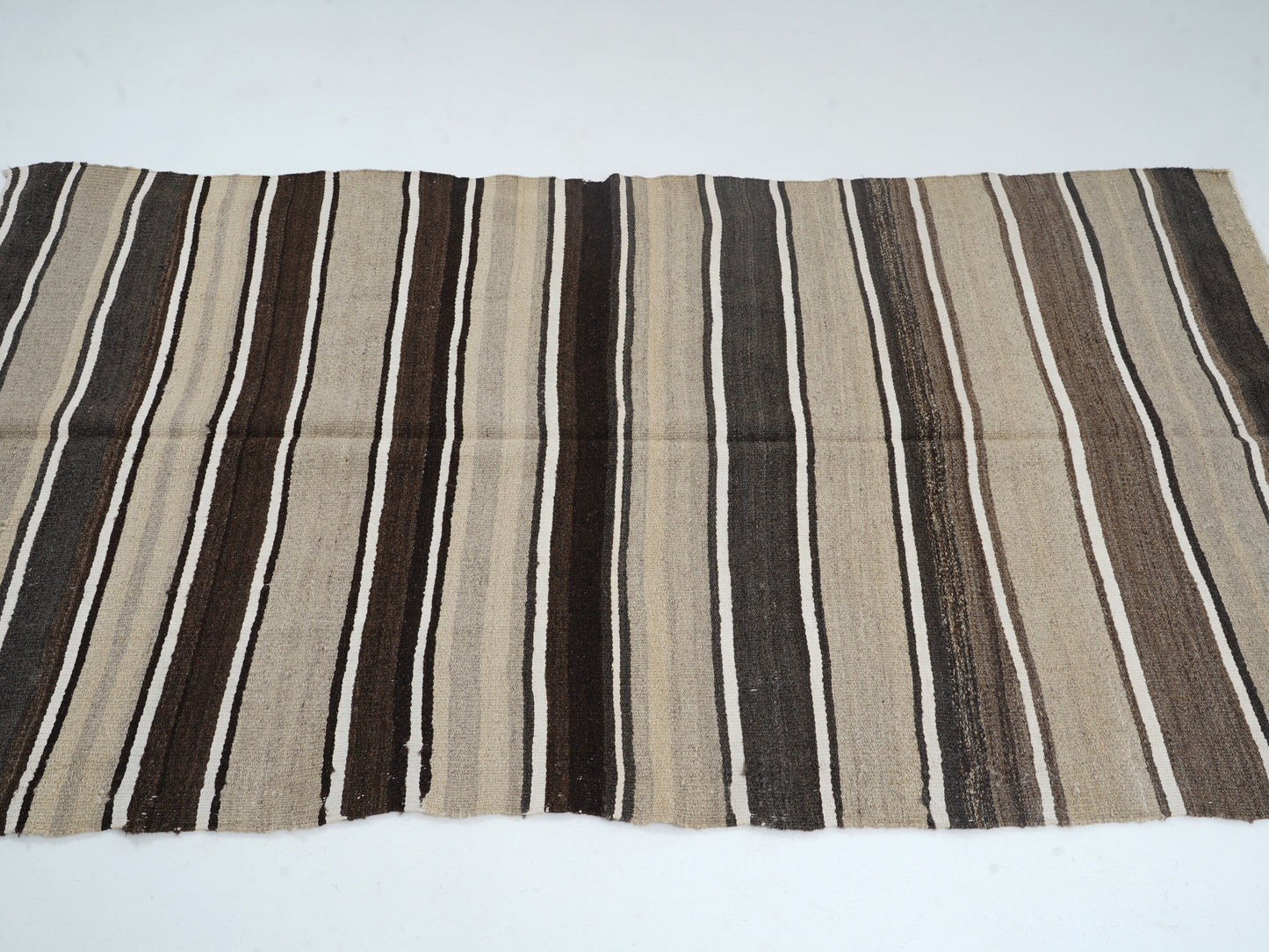 Rug Kilim 4x8, Turkish Handmade Kilim Rug, Vintage Striped Kilim Rug, Area Antique Kilim Rug, Living Room Rug, Scandinavian Rug, 12828