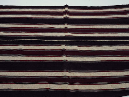 Rug Kilim 5x8, Turkish Handmade Kilim Rug, Vintage Antique Kilim Rug, Living Room Rug, Area Striped Kilim Rug, Goat Hair Rug, 12808
